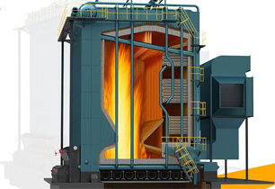 生物质角管式供暖锅炉